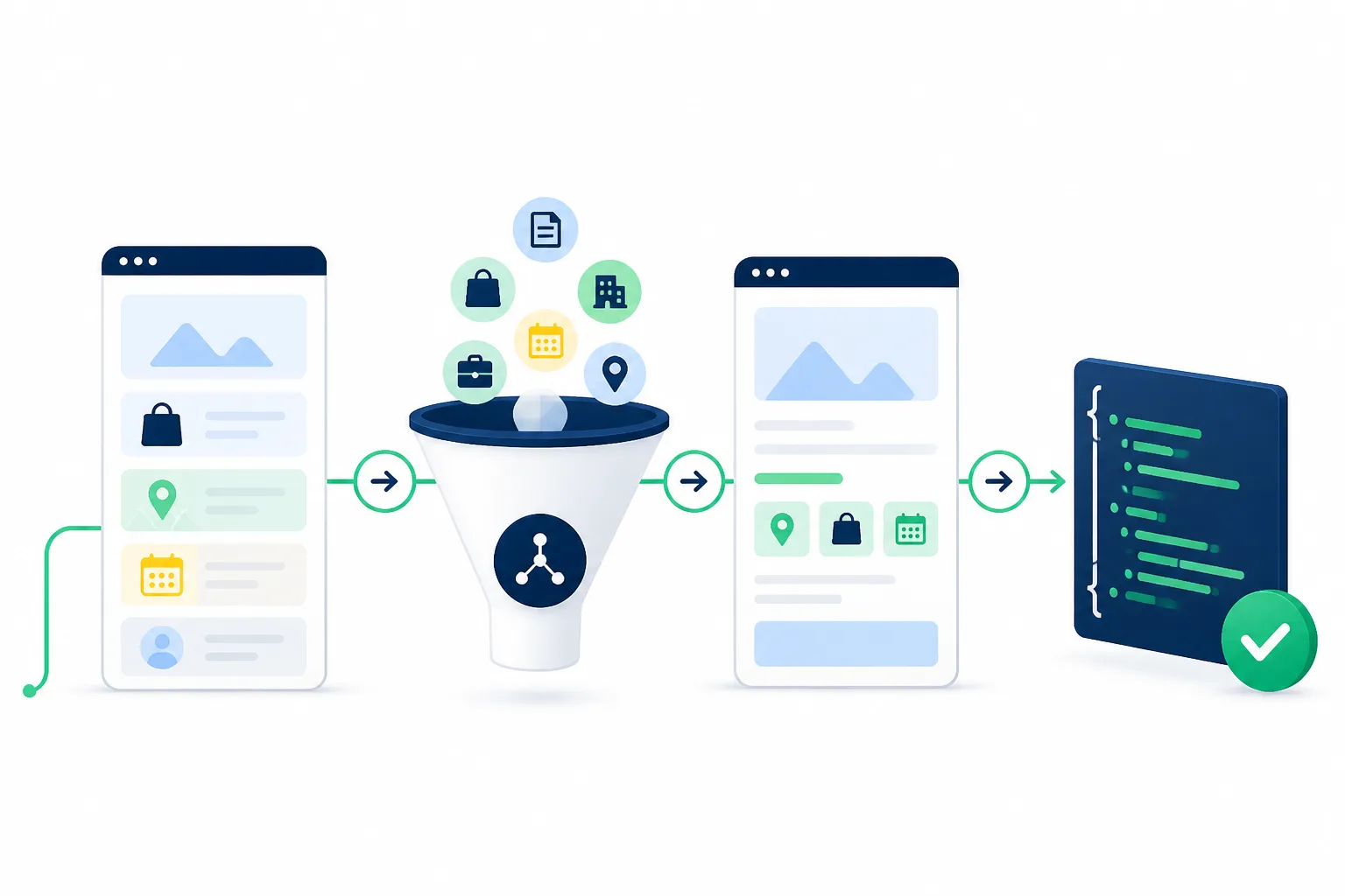 Welke schema’s zijn per paginatype het meest relevant?: visueel stappenplan bij Structured data voor KMO-websites: welke schema's zijn echt nuttig
