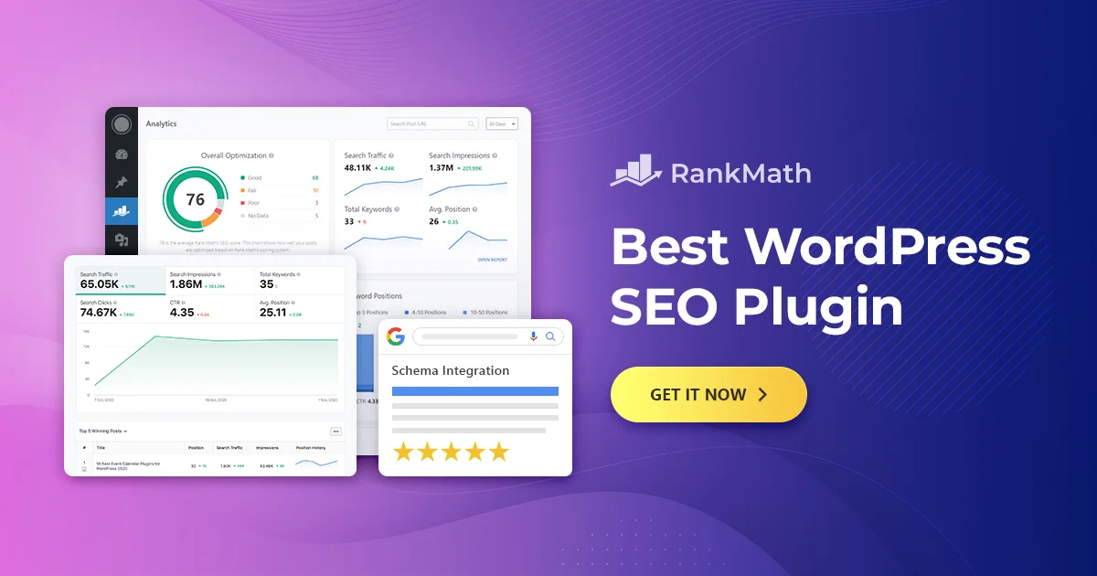 RankMath SEO interface